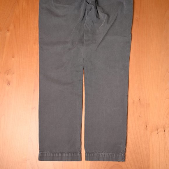 Banana Republic Cotton Aiden Slim Chinos Grey - Men's Size 31x32 - Picture 4 of 7
